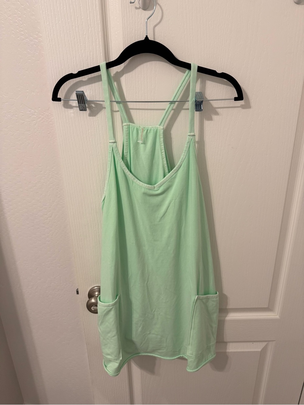 Free People Movement Hot Shot Mini Dress, Pistachio/Mint Green, size M